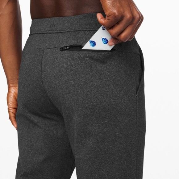 Lululemon Discipline Pants SIZE M Heathered Gray Sweatpants Zip Pockets M5572S - Picture 3 of 15